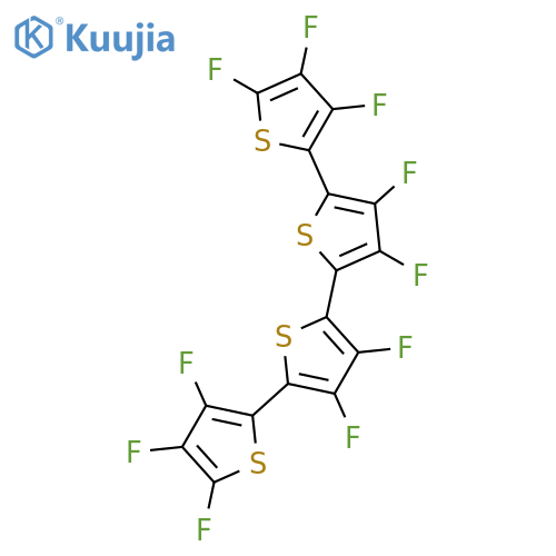 2,2':5',2'':5'',2'''-Quaterthiophene, 3,3',3'',3''',4,4',4'',4''',5,5'''-decafluoro- structure