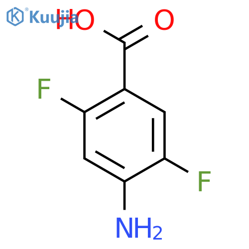 4-Amino-2,5-Difluorobenzoic Acid structure