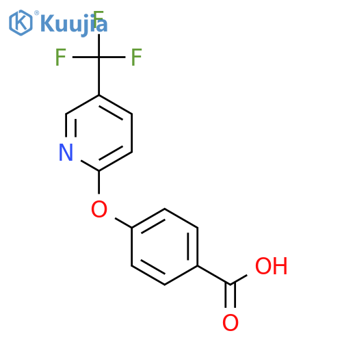 4-{5-(Trifluoromethyl)pyridin-2-yloxy}benzoic Acid structure
