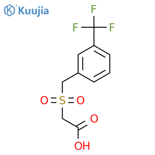 (3-Trifluoromethyl-^a-toluenesulfonyl)acetic acid structure