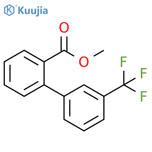 Methyl 2-[3-(trifluoromethyl)phenyl]benzoate structure