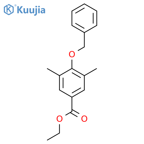 Ethyl 4-(benzyloxy)-3,5-dimethylbenzoate structure