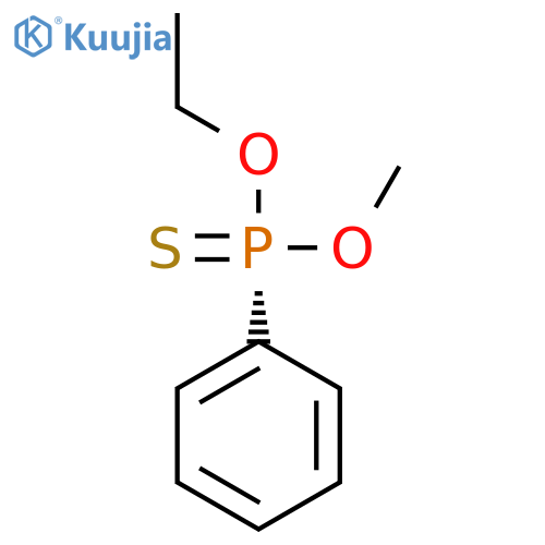 PHOSPHONOTHIOIC ACID, PHENYL-, O-ETHYL O-METHYL ESTER, (R)- structure