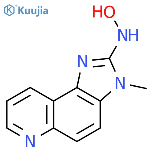 2-Hydroxyamino-3-methyl-3H-imidazo4,5-fquinoline structure