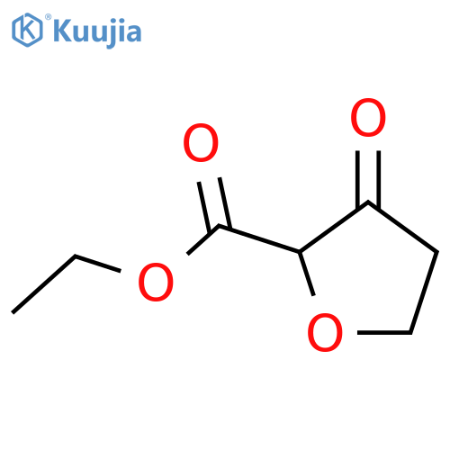 Tetrahydro-3-oxo-2-furancarboxylic Acid Ethyl Ester structure