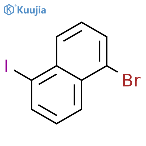 1-Bromo-5-iodonaphthalene structure