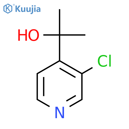 2-(3-chloropyridin-4-yl)propan-2-ol structure