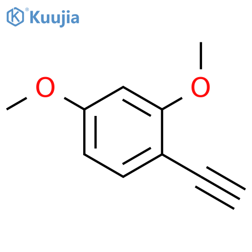1-ethynyl-2,4-dimethoxybenzene structure