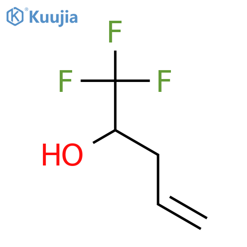 5,5,5-Trifluoropent-1-En-4-Ol structure