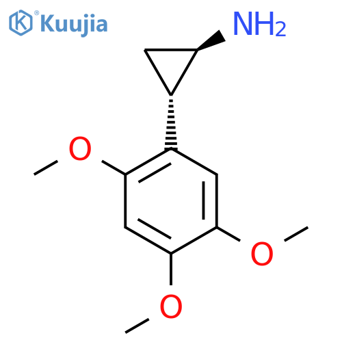 rac-(1R,2S)-2-(2,4,5-trimethoxyphenyl)cyclopropan-1-amine, trans structure