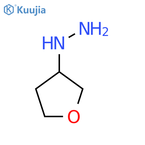 tetrahydrofuran-3-ylhydrazine structure