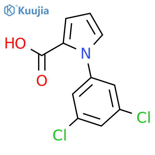 1-(3,5-dichlorophenyl)-1h-pyrrole-2-carboxylic Acid structure