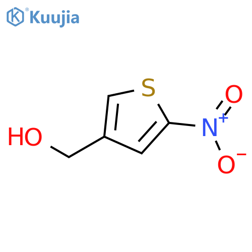 (5-nitrothiophen-3-yl)methanol structure