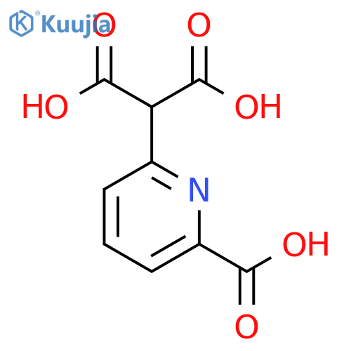 Propanedioic acid, 2-(6-carboxy-2-pyridinyl)- structure