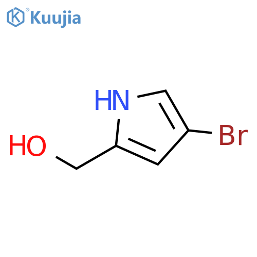 (4-Bromo-1H-pyrrol-2-yl)methanol structure