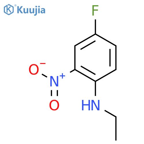 N-Ethyl-4-fluoro-2-nitroaniline structure