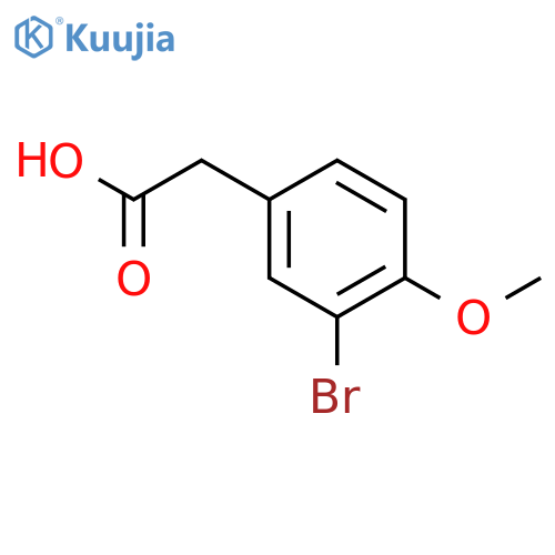 3-Bromo-4-methoxyphenylacetic acid structure