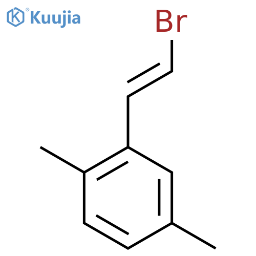 2-(2-Bromoethenyl)-1,4-dimethylbenzene structure
