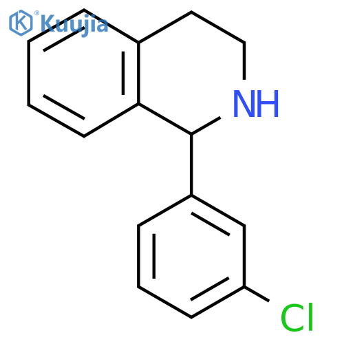 1-(3-Chlorophenyl)-1,2,3,4-tetrahydroisoquinoline structure