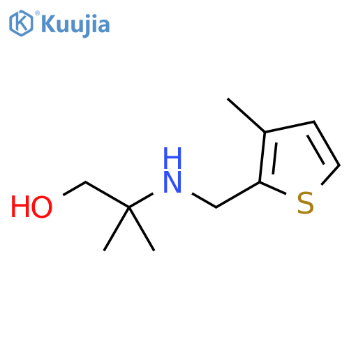 1-Propanol, 2-methyl-2-[[(3-methyl-2-thienyl)methyl]amino]- structure