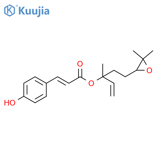 3,7-Dimethyl-1,6-octadien-3-ol; (R)-form, 6R,7-Epoxide, O-(4-hydroxy-E-cinnamoyl) structure