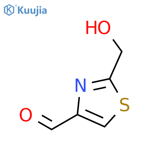 2-(Hydroxymethyl)thiazole-4-carbaldehyde structure