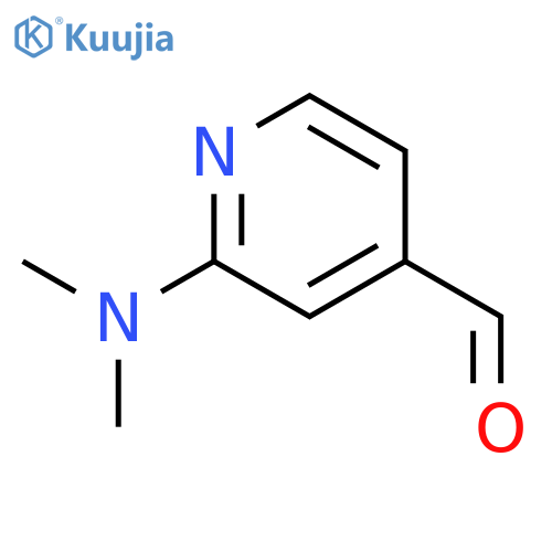 4-Pyridinecarboxaldehyde, 2-(dimethylamino)- structure
