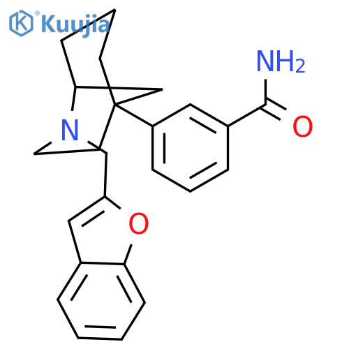 Benzamide, 3-[2-(2-benzofuranylmethyl)-2-azabicyclo[3.3.1]non-5-yl]- structure