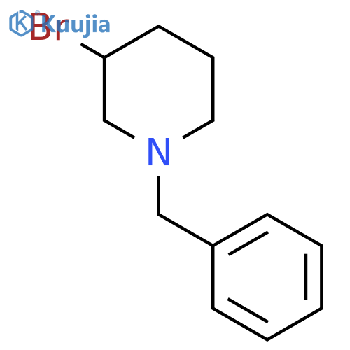 1-Benzyl-3-bromopiperidine structure