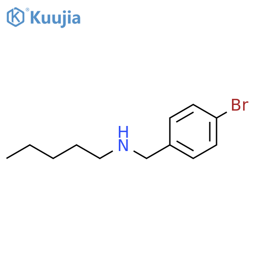 N-(4-bromobenzyl)-N-pentylamine structure