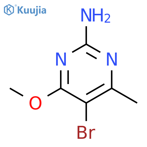 5-Bromo-4-methoxy-6-methylpyrimidin-2-amine structure
