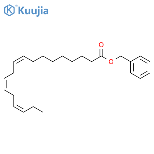 9,12,15-Octadecatrienoic acid, phenylmethyl ester, (9Z,12Z,15Z)- structure