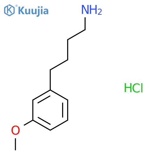 4-(3-Methoxyphenyl)butan-1-amine hydrochloride structure