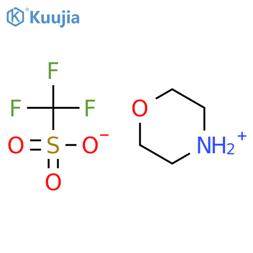N-Morpholinium trifluoromethanesulfonate structure