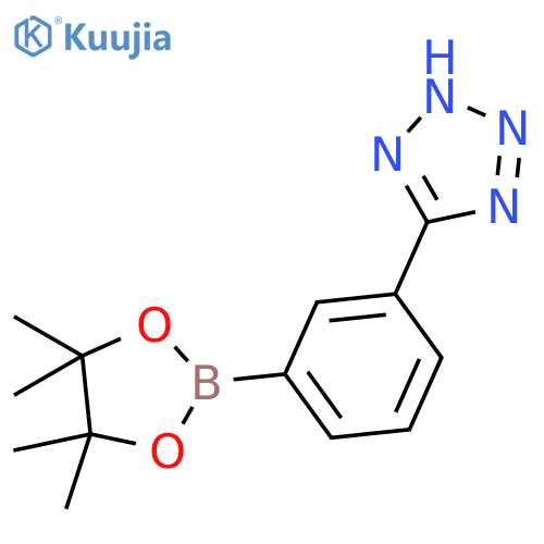 5-(3-(4,4,5,5-Tetramethyl-1,3,2-dioxaborolan-2-yl)phenyl)-1h-tetrazole structure