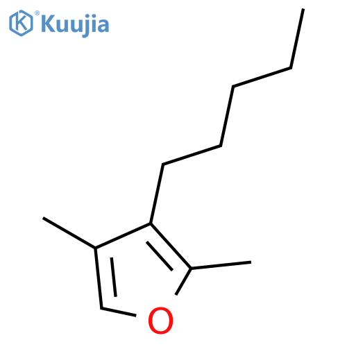 Furan, 2,4-dimethyl-3-pentyl- structure