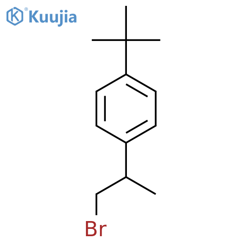 1-(1-Bromopropan-2-yl)-4-tert-butylbenzene structure