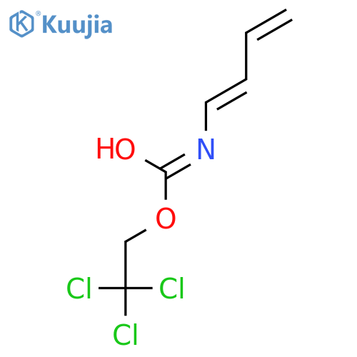 trans-N-(1E)-1,3-Butadien-1-yl-carbamic Acid 2,2,2-Trichloroethyl Ester structure