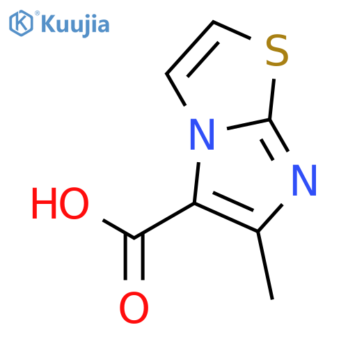 6-methylimidazo[2,1-b]thiazole-5-carboxylic acid structure