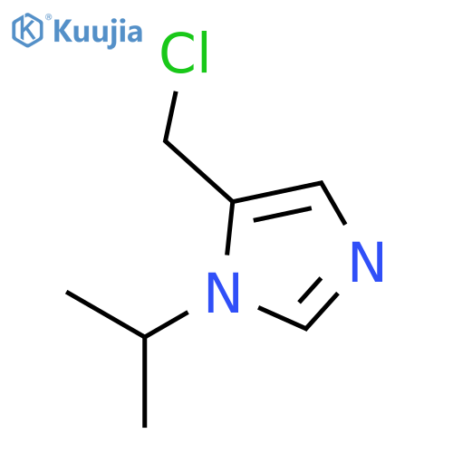 5-(chloromethyl)-1-isopropyl-1H-imidazole hydrochloride structure