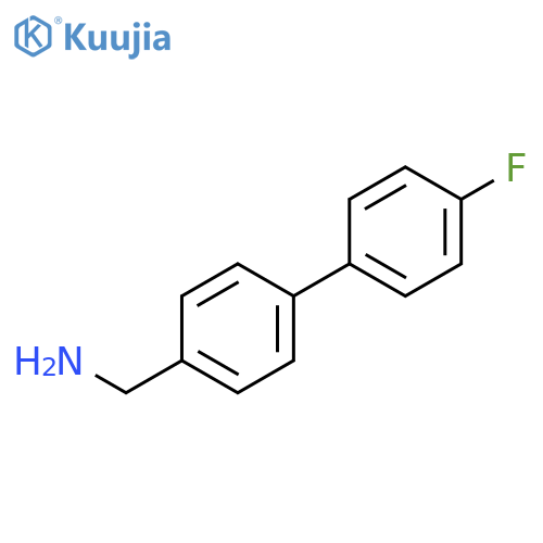 4'-Fluoro-biphenyl-4-methanamine structure
