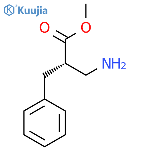 methyl (2S)-3-amino-2-benzylpropanoate structure