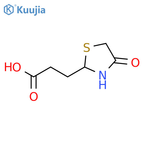 2-THIAZOLIDINEPROPANOIC ACID, 4-OXO- structure