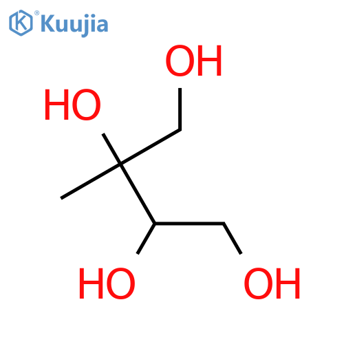 1,2,3,4-Butanetetrol, 2-methyl-, (2R,3R)-rel- structure