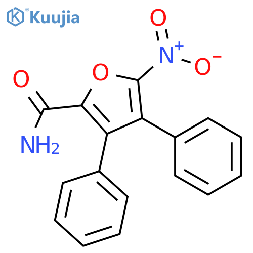 5-nitro-3,4-diphenylfuran-2-carboxamide structure