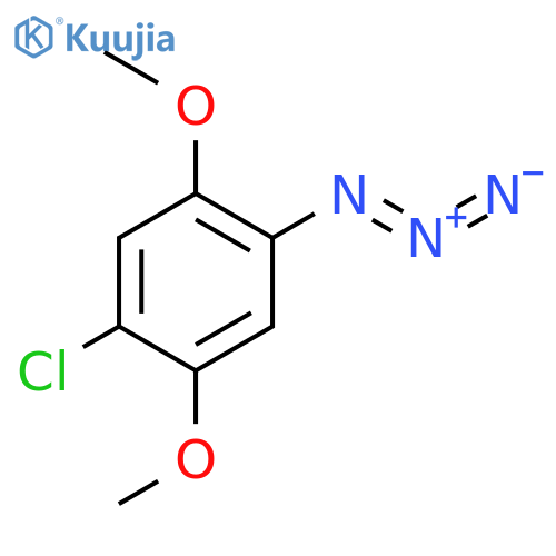 1-azido-4-chloro-2,5-dimethoxybenzene structure