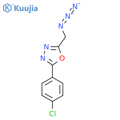 2-(Azidomethyl)-5-(4-chlorophenyl)-1,3,4-oxadiazole structure