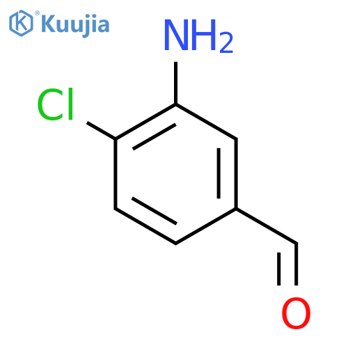 3-amino-4-chlorobenzaldehyde structure
