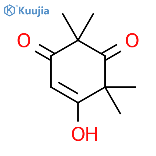 5-hydroxy-2,2,6,6-tetramethylcyclohex-4-ene-1,3-dione structure