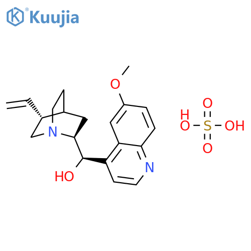 (8α,9R)-6'-methoxycinchonan-9-ol, salt with sulphuric acid structure